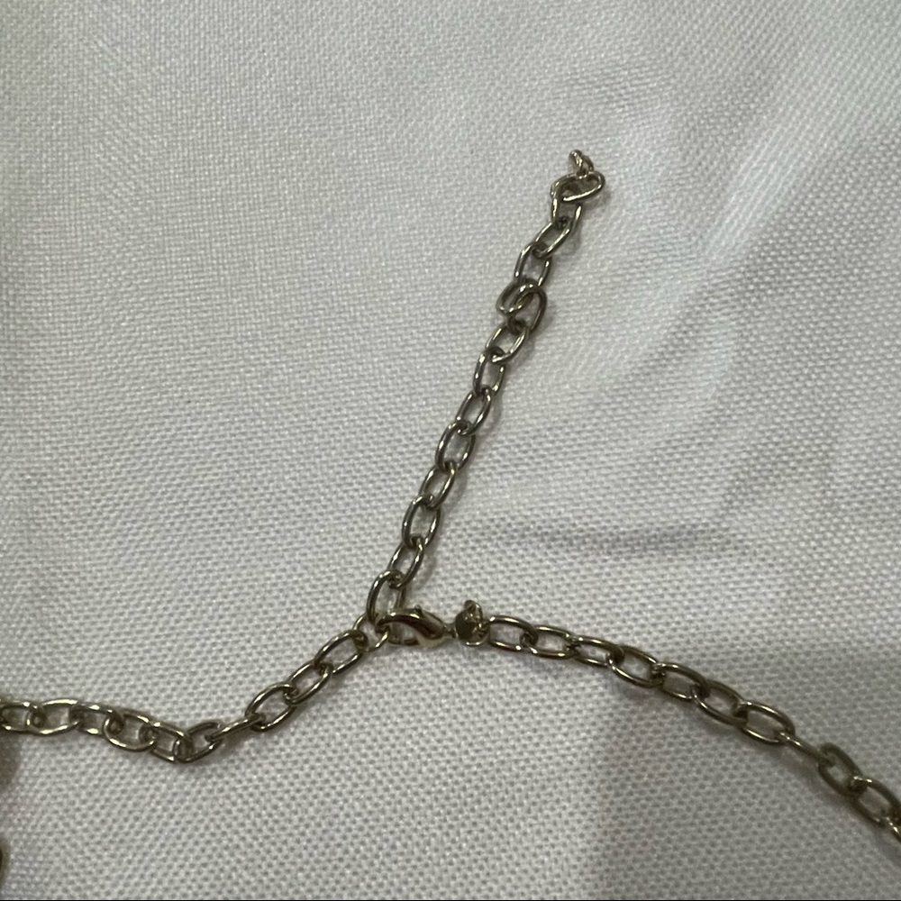 New Premier‎ Design Gold toned Chevron Beaded Necklace - Picture 4 of 5